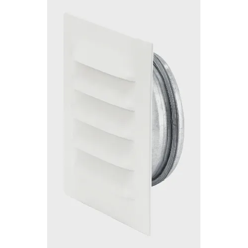 Galler med stos, Metall Ø 100 mm, Vit, 145x145 mm