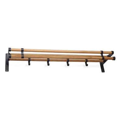 Hatthylla Elegant Plus 1000 mm, Svart/Ek