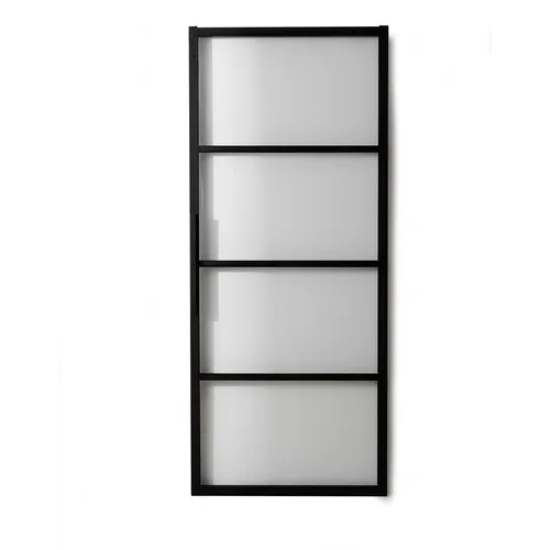 Dörr Square Svart/Klarglas 2133x900 mm