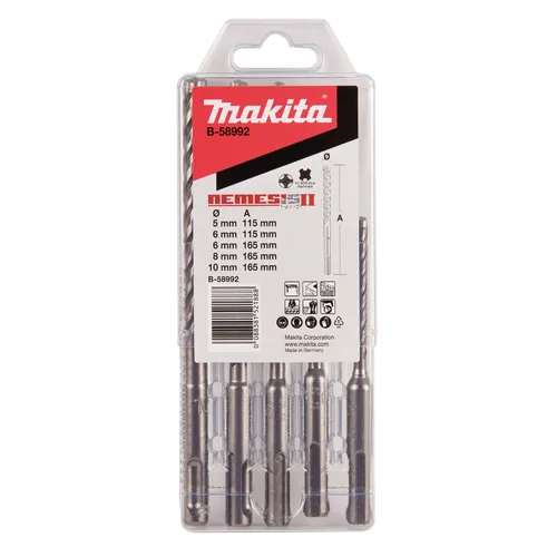 Betongborr set SDS+ 5 delar