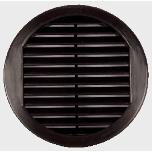 Ventilgaller för skåp Ø 80 mm, Svart, 2-pack