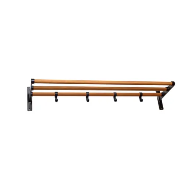 Hatthylla Elegant 600 mm, Svart/Ek