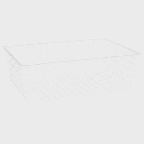 Trådback för utdragsram 60x40x18 cm, Vit