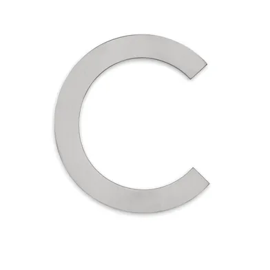 Bokstav Home Rostfri C