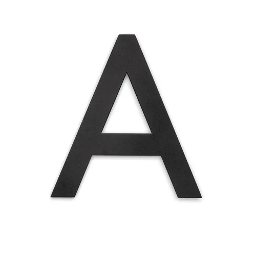 Bokstav Home Svart A