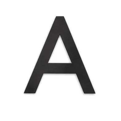 Bokstav Home Svart A