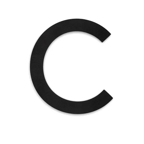 Bokstav Home Svart C