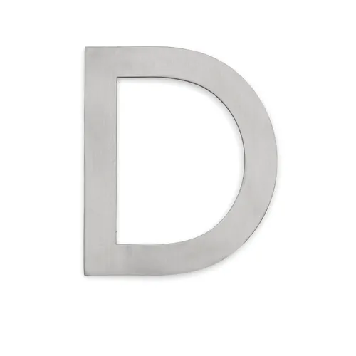 Bokstav Home Rostfri D
