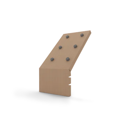 Vindavledare Airgap 1240x1242 mm, Distans 30 mm