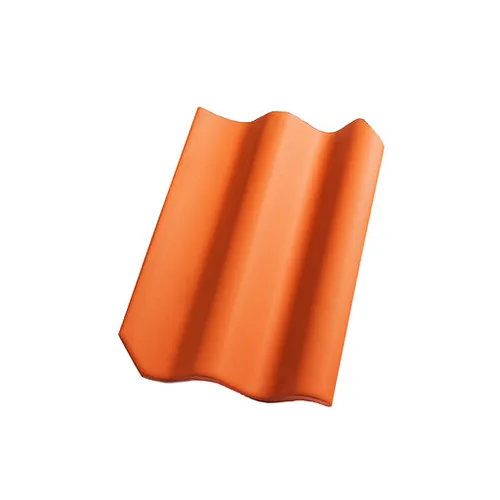 Höjslev 2-kupig lertegelpanna Röd