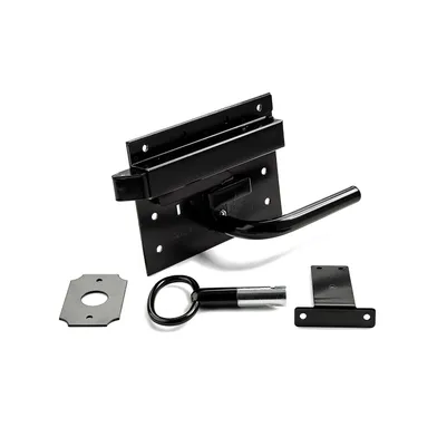 AD-lås 890 Vänster, Svart Stål