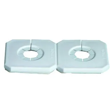 Rörtäckbricka duo-täck vit f50