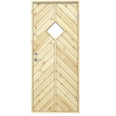 Kallförrådsdörr I40G, Furu obeh M8x19, Höger