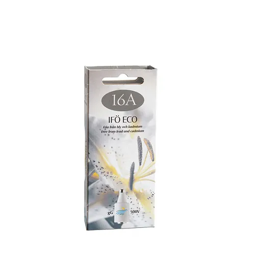 Smältproppar Tröga 16 A, DII, Grå, 5-pack