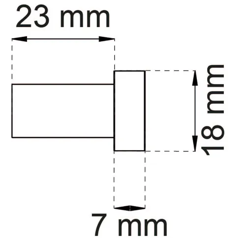 Krok 1368 Ø 18/12 mm, Svart
