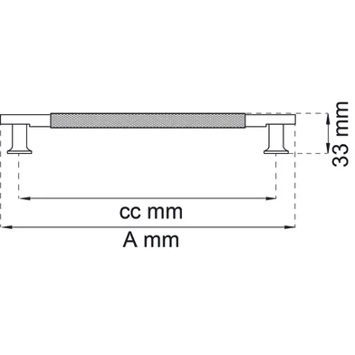 Kökshandtag Lexington 147 mm, Brons, 128 c/c. 2-pack