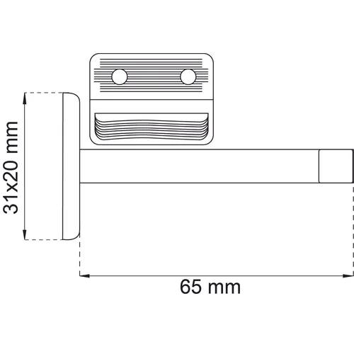 Skåp- och lådregel 5002 Vit, 3-pack