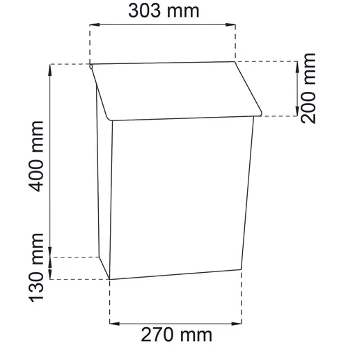 Postlåda 9442B, Vit