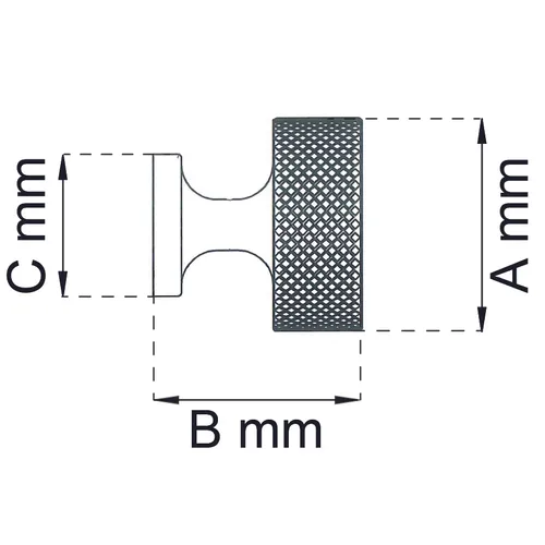 Knopp Lexington Polerad Mässing 30 mm