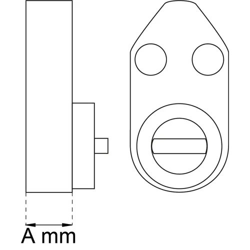 Cylinderförlängare 8 mm