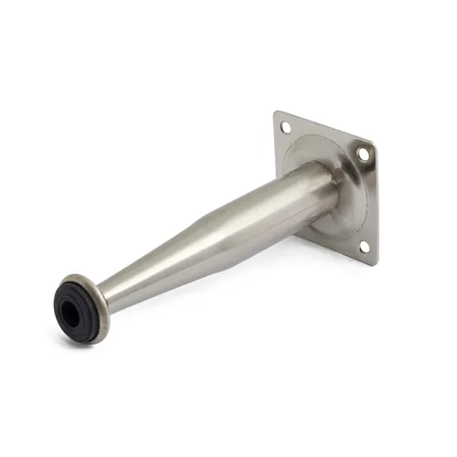 Bordsben 602 koniskt 150x25-13 mm, Matt nickel