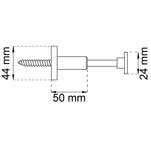 Ledstångsbeslag 952 Rostfri