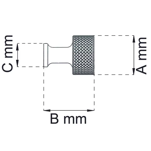 Knopp Lexington Polerad Mässing 20 mm