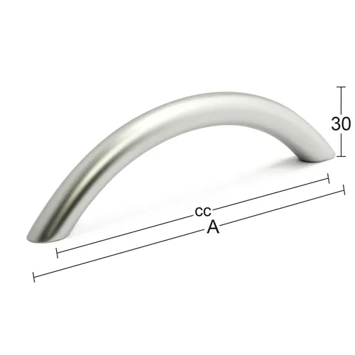 Kökshandtag Emmy 96 mm, Matt krom, 2-pack