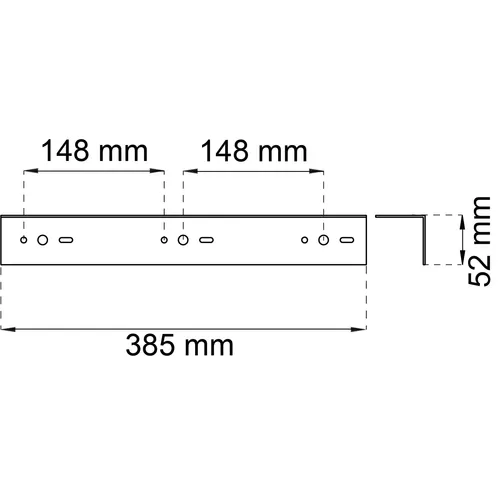 Bänkskivekonsol Vit