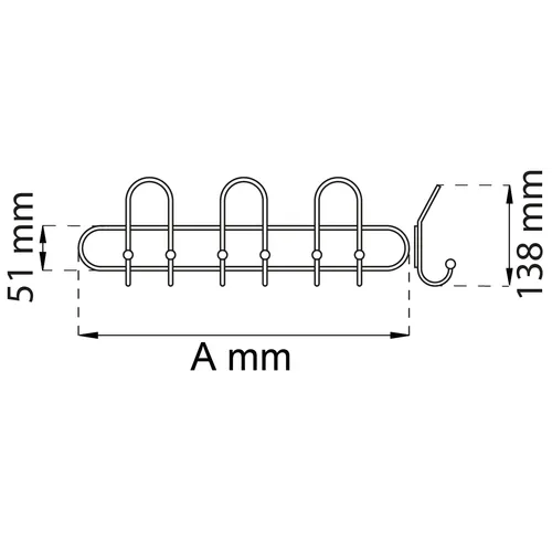 Krokrad 3-krok Trendline 13742 Grå