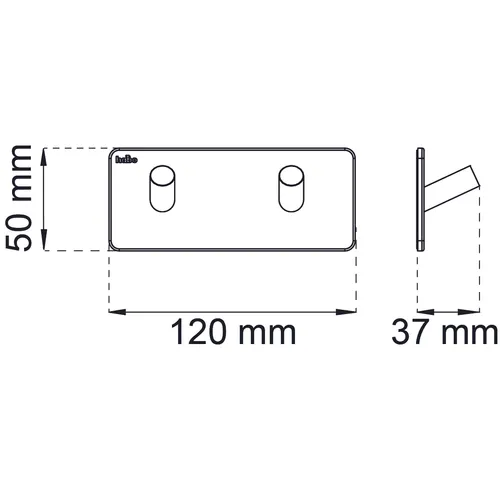 Dubbelkrok Edge Rostfri