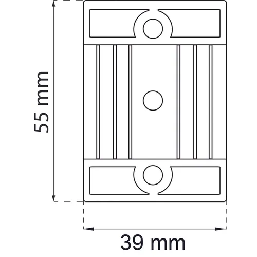 Fästbricka 1104 Vit, 2-pack