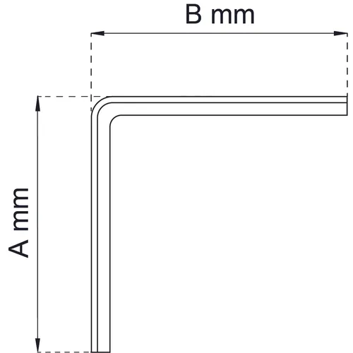 Konsol T-profil 300x550 mm, FZV