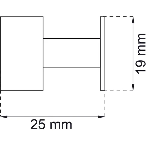 Krok 1369 Ø 19 mm, Rostfri