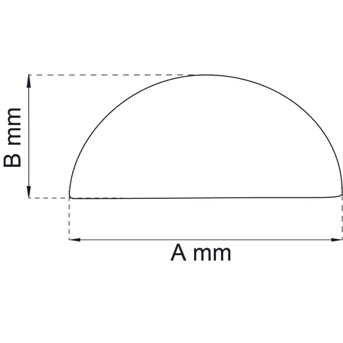 Buffert 81 55x25 mm, Vit