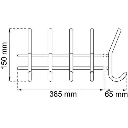 Krokrad Merkur 4-krok, Rostfri