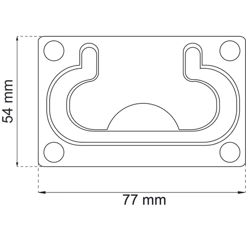 Luckhandtag 1129 Krom
