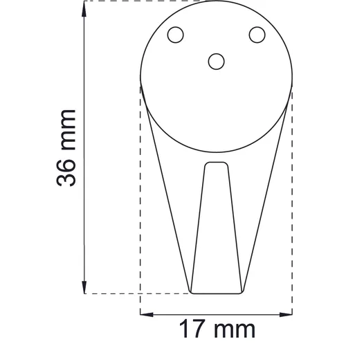 Krok 613 Vit, 3-pack