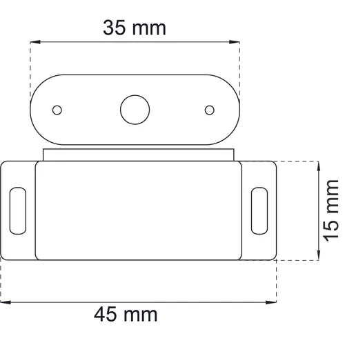 Magnetlås Vit 2029 2 kg, 10-pack
