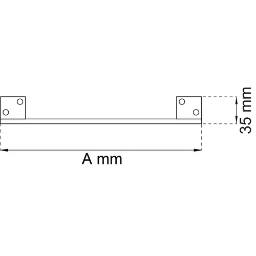 Brytskydd 124 Rostfri, 280 mm
