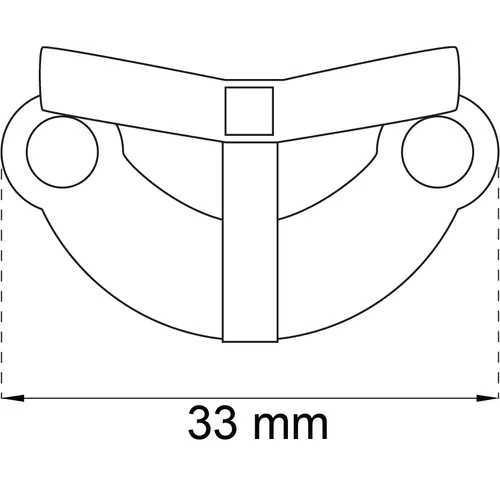 Hake till fönsterlås 280 Nickel, 2-pack