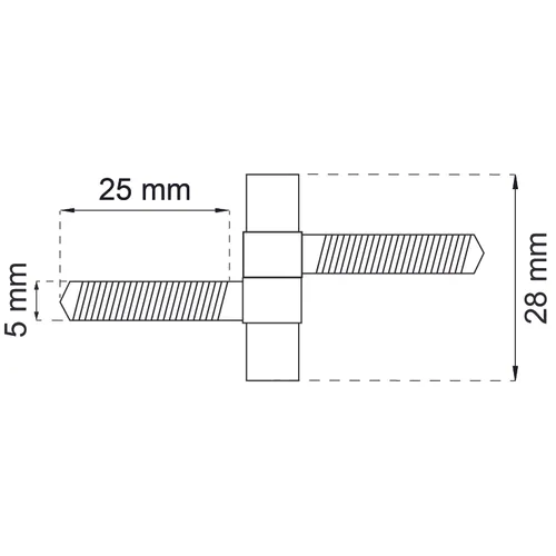 Pinngångjärn 1406 Mässing, 2-pack