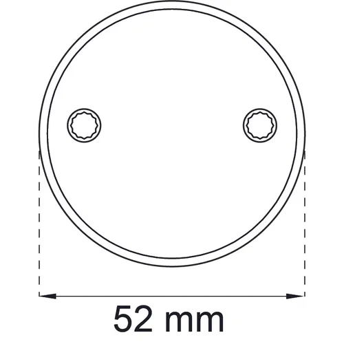 Täckbricka 4265 Nickel