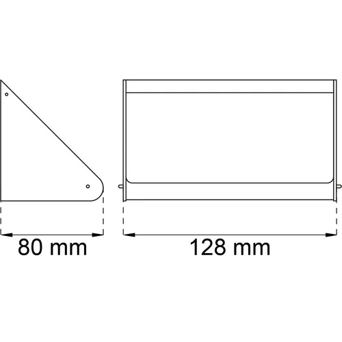 Toalettpappershållare 3400 Rostfri