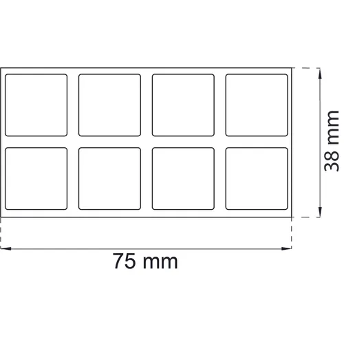 Buffert 2090 Vit, plast