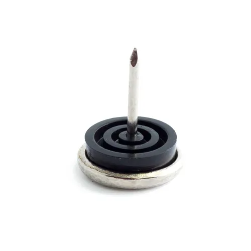 Golvskydd stål m. spik 22 mm, 4-pack