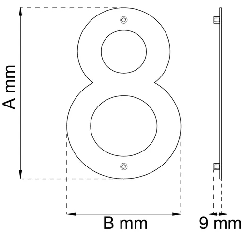 Hussiffra Home Rostfri 8