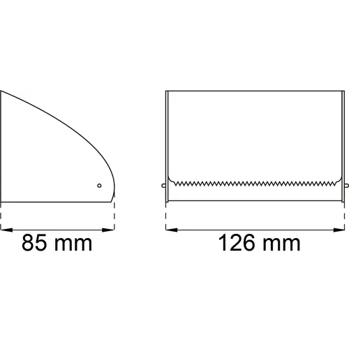 Toalettpappershållare 3500 Rostfri