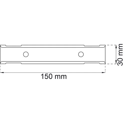 Gardinbeslag 420-H1 Vit, 2-pack
