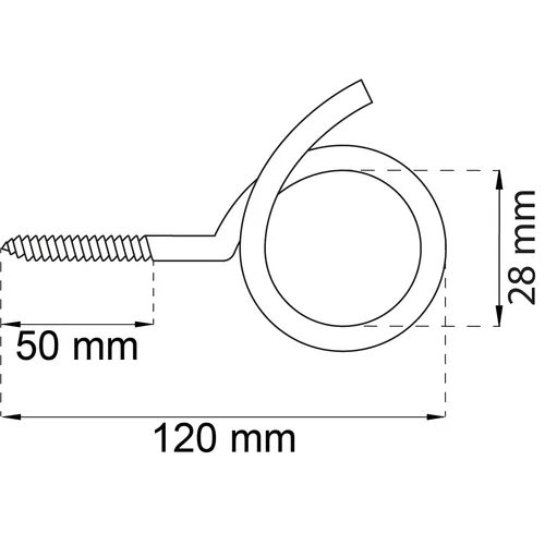 Trapetskrok FZB 115 mm, 2-pack